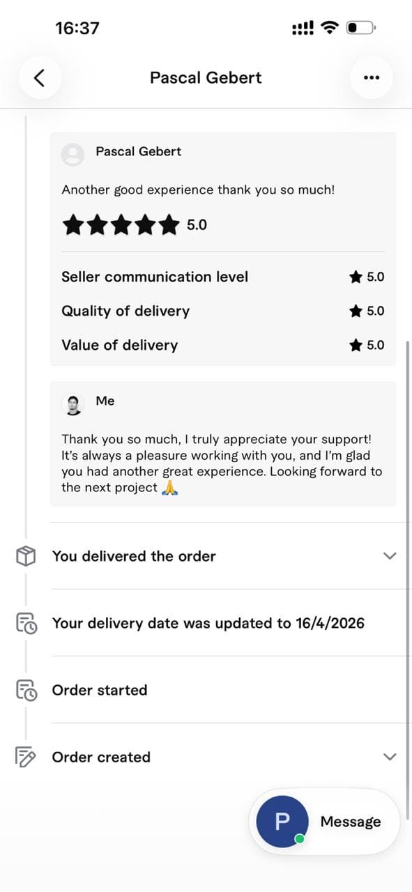 Fiverr review from pcronin20